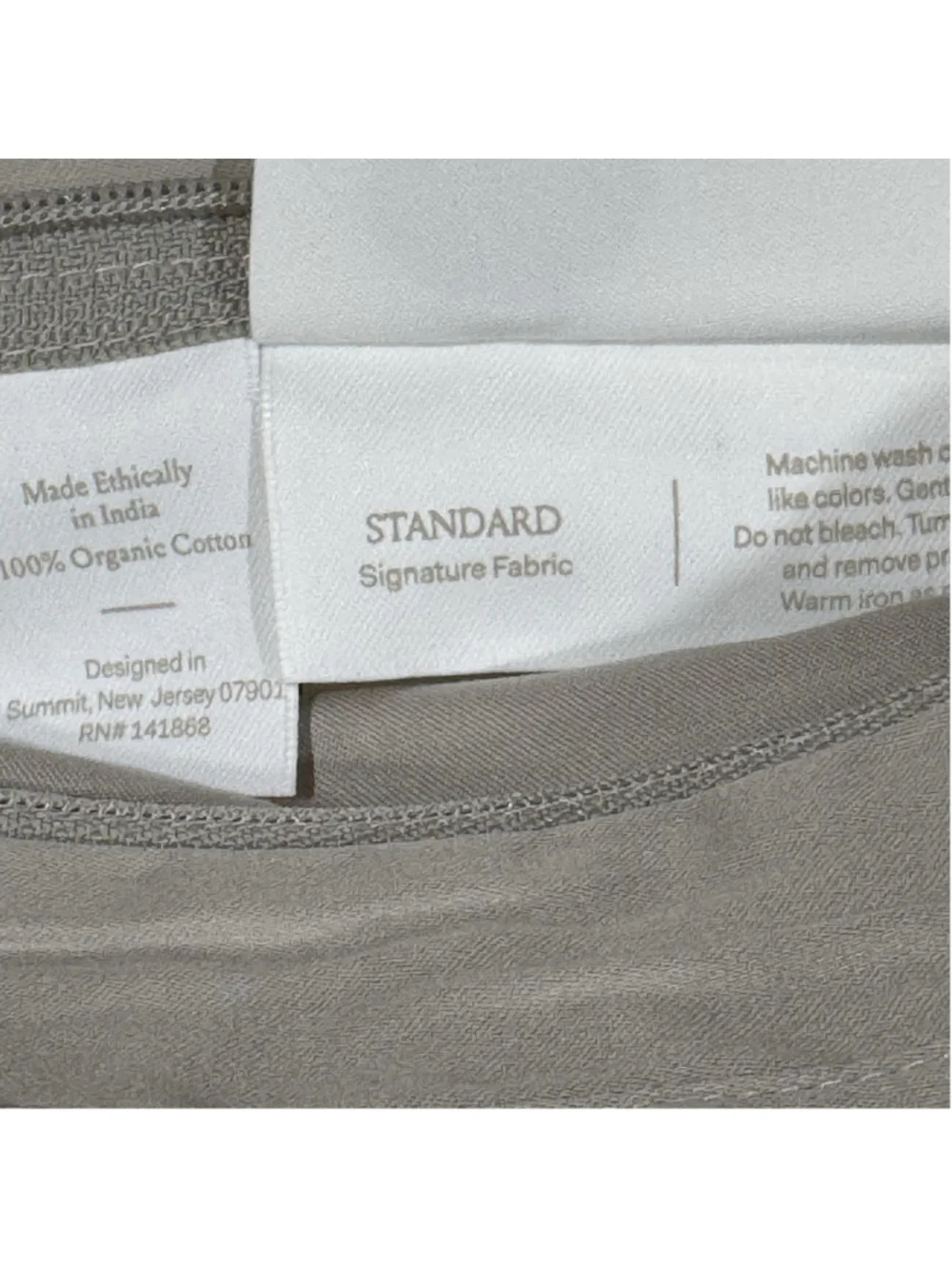 Boll & Branch Signature Hemmed Duvet Set In Pewter - Full/Queen